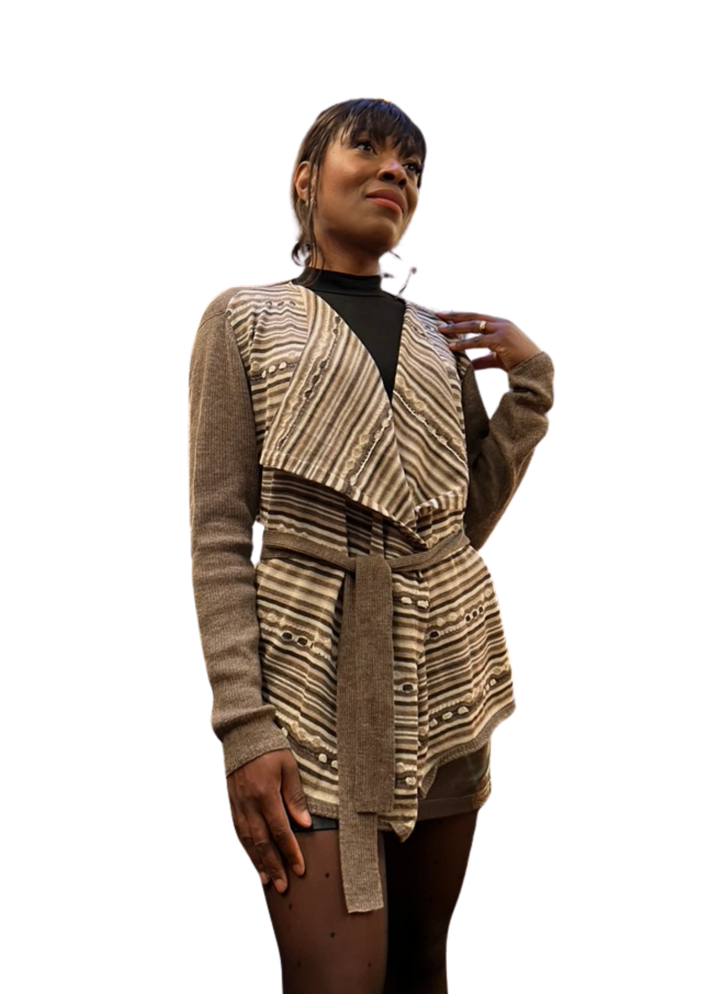 Cardigan Vanessa Taupe - Image 2