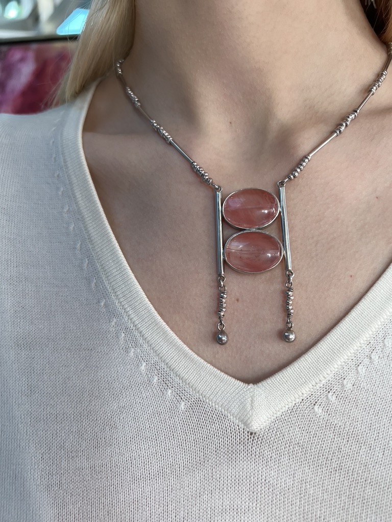 Cherry Quartz Necklace - Image 2