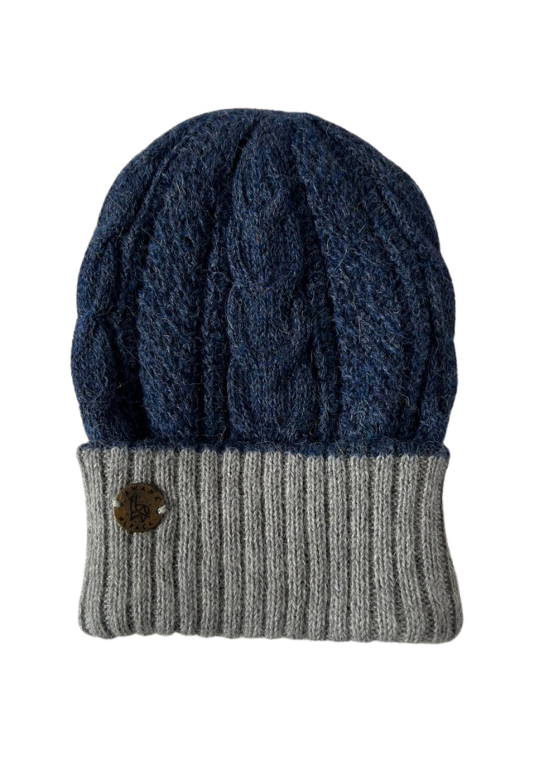 Beanie reversible Black & Red - Baby Alpaca - Image 9