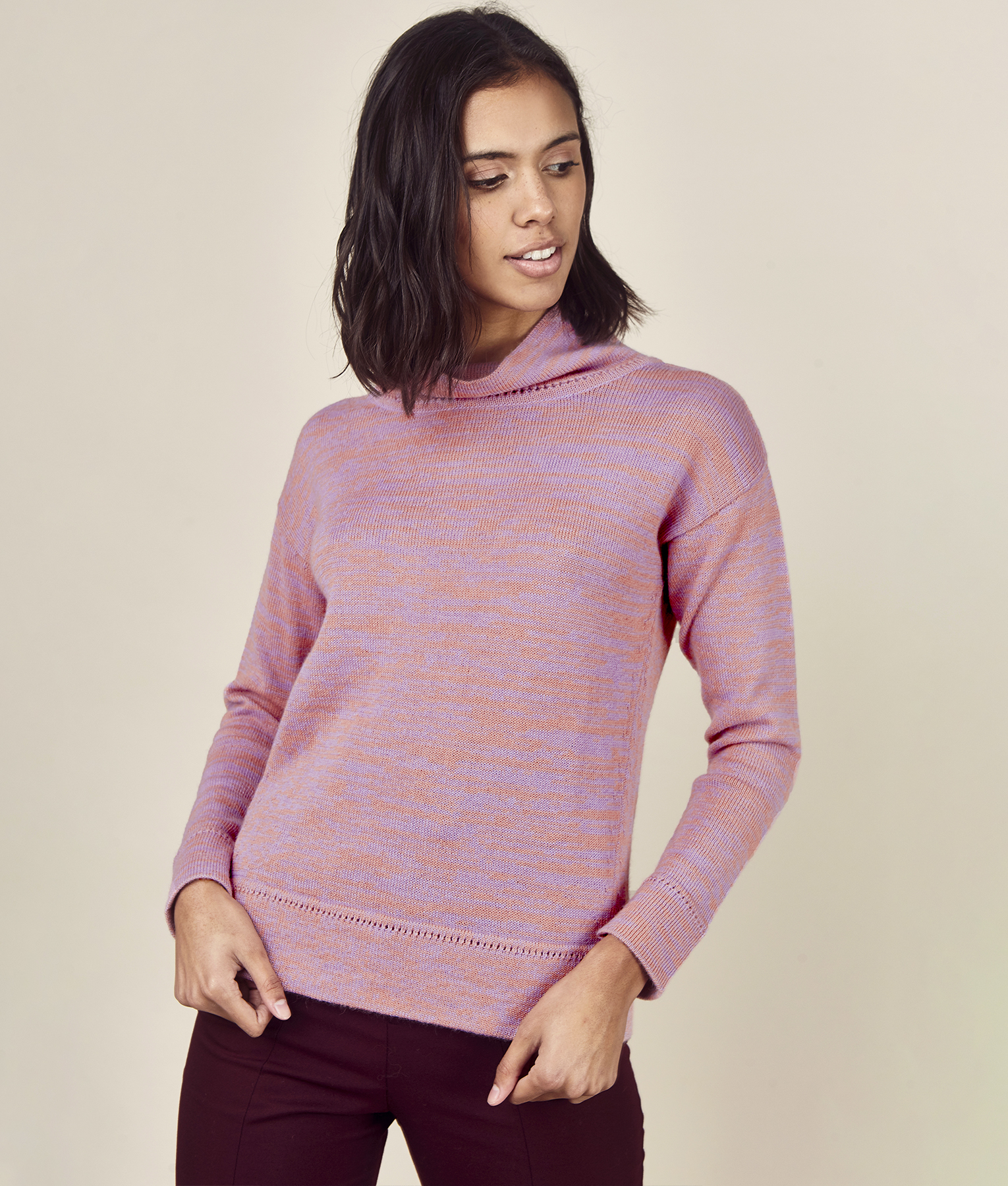 Baby Alpaca Sweater Pink Panther