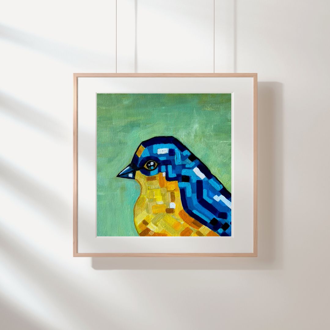 Blue Diamond Bird