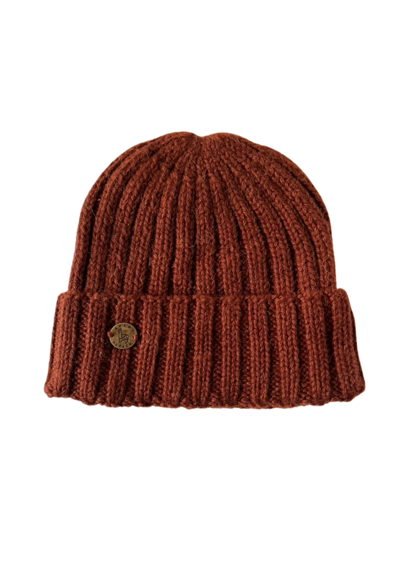 CHUNKY BEANIE Fisherman – BRICK