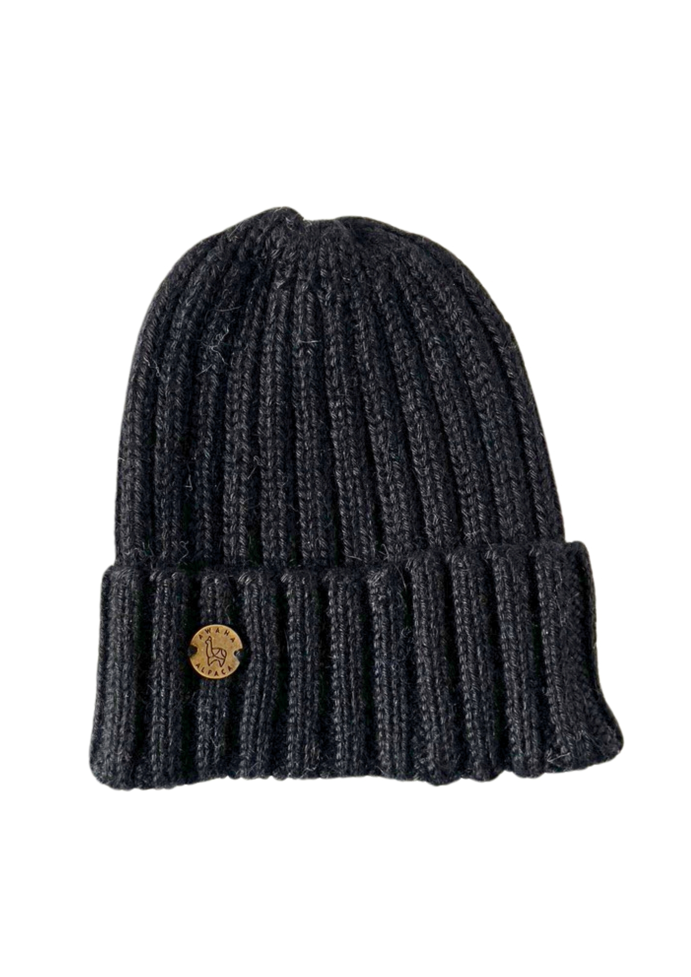 CHUNKY BEANIE Fisherman – BLACK