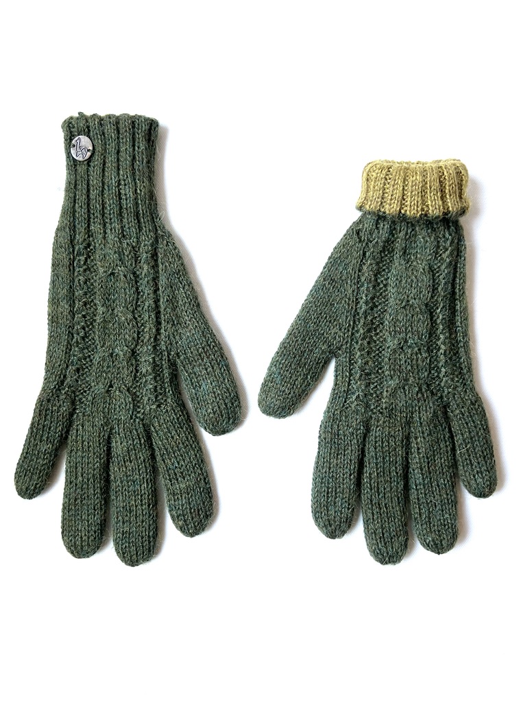 Gloves reversibles Green & Moutard