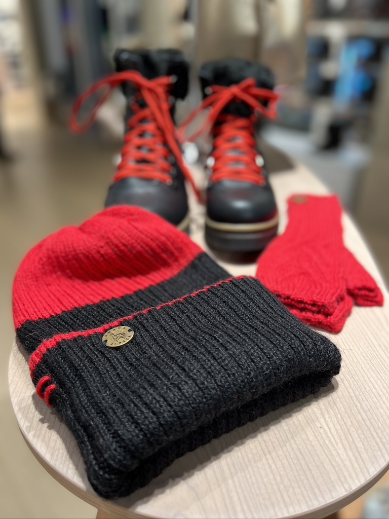 Beanie reversible Genève Rouge & Noir - Image 3