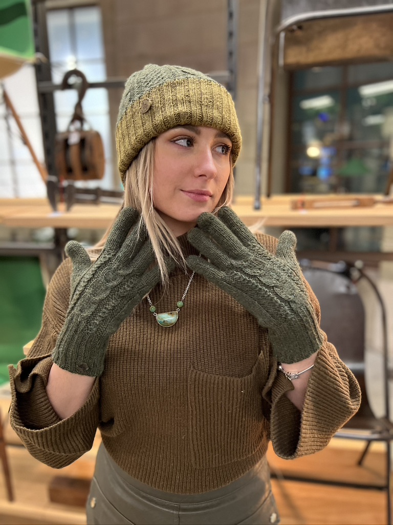 Gloves reversibles Green & Moutard - Image 2