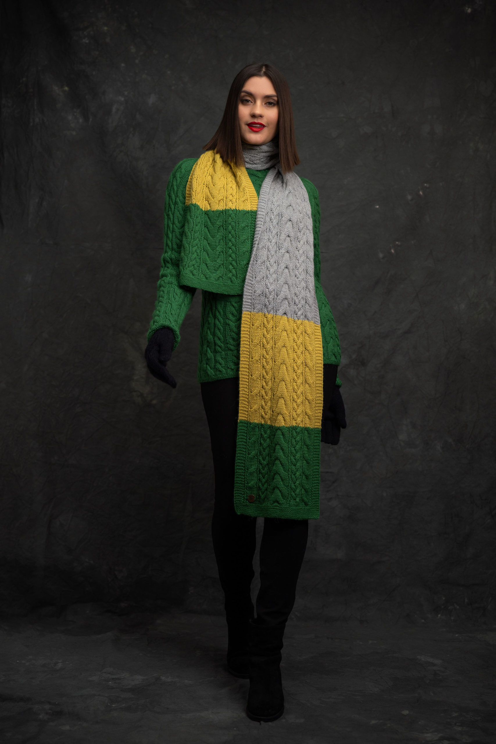HAND MADE Scarf "The Ecologist" 2