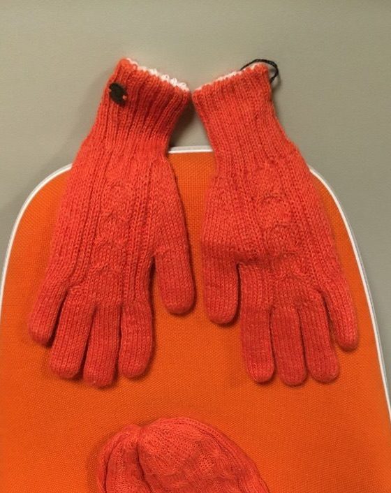 Gloves reversibles Orange & White - Image 2