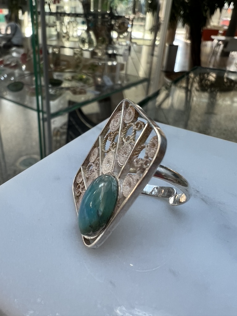 Bague Filigrane Opale des Andes - Image 2
