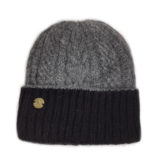 Reversible Beanie Charcoal & Black