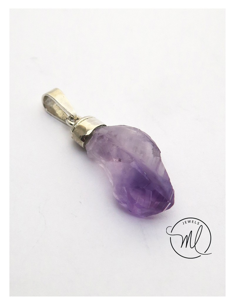 Druzy Amethyst Pendant