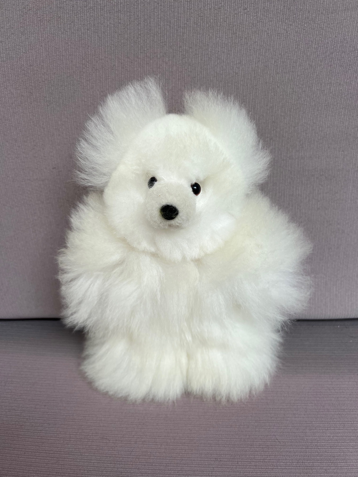 Bubu Teddy Bear White S/M Baby Alpaca
