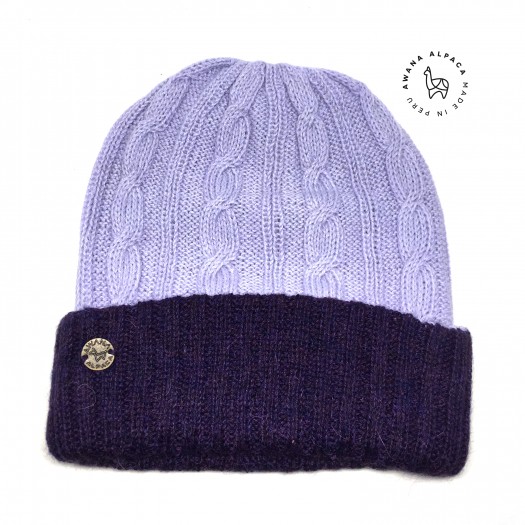 Reversible Beanie Lavender & Violet
